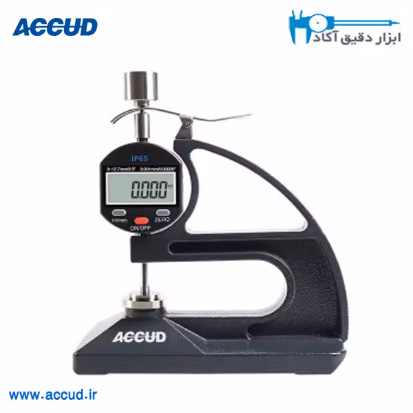ضخامت سنج دیجیتال با نیروی اندازه گیری ثابت Accud (آکاد) مدل 465-010-01