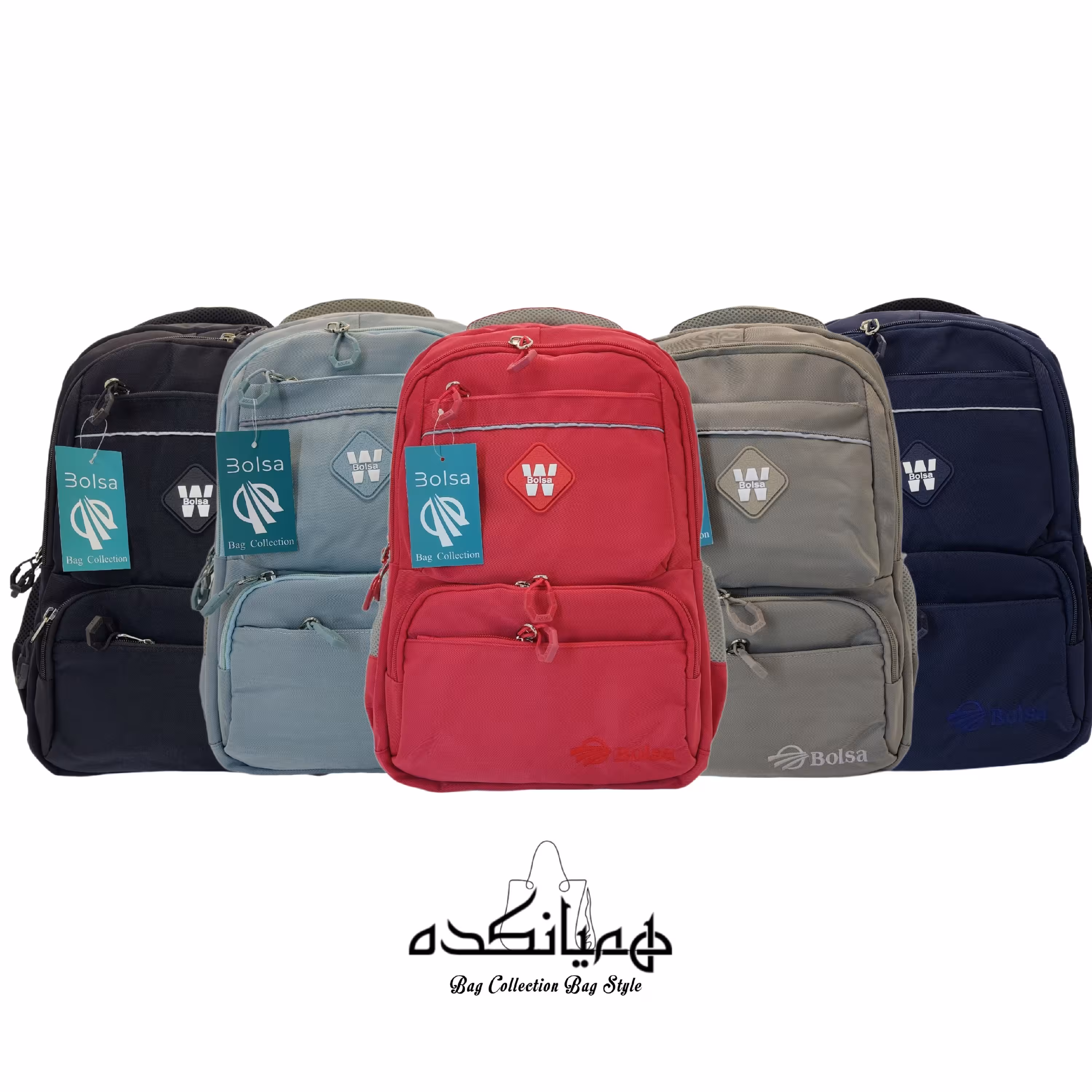 کوله پشتی بولسا مواد اولیه تماما وارداتی کد 2020 رنگبندی متنوع