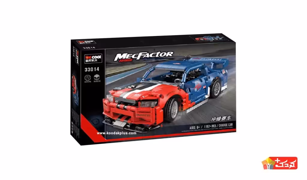 لگو ماشین مسابقه ای طرح نیسان مدل DECOOL-33014