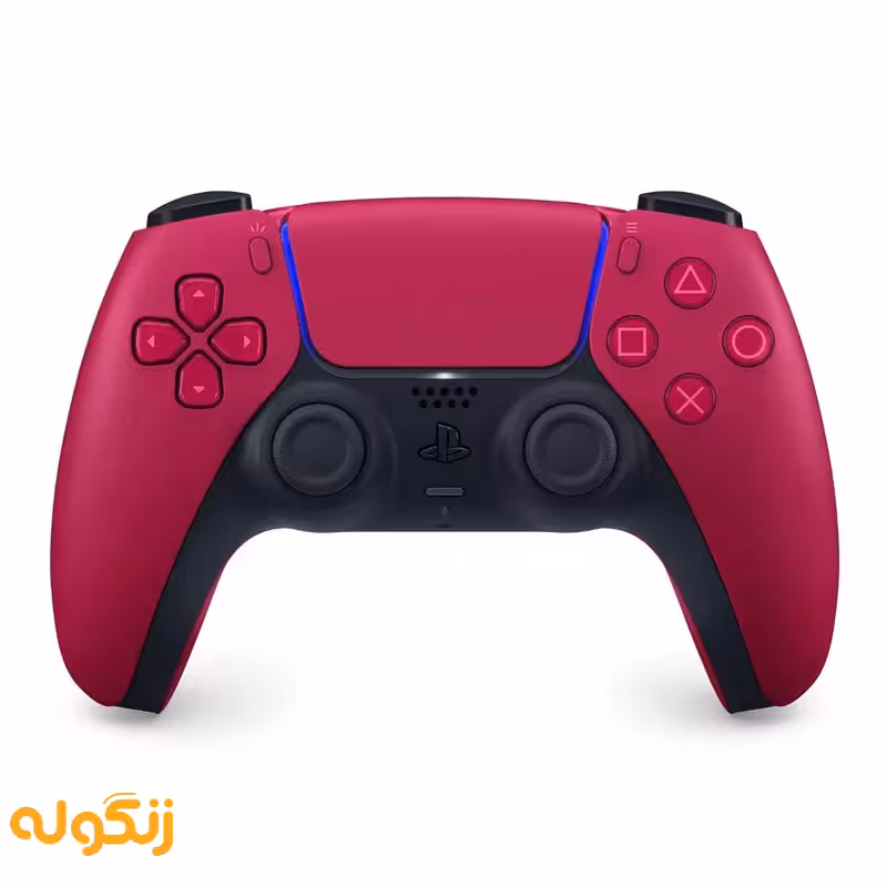 دسته بازی پلی استیشن 5 سونی مدل DualSense رنگ قرمز کهکشانی - زنگوله