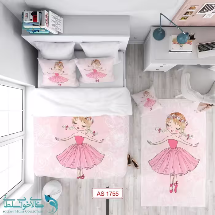 روتختی طرح بالرین جذاب سایز یکنفره کد A1755