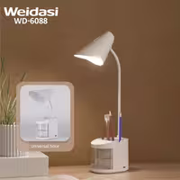 چراغ مطالعه شارژی لمسی ویداسی مدل WD-6088 با قابلیت شب خواب