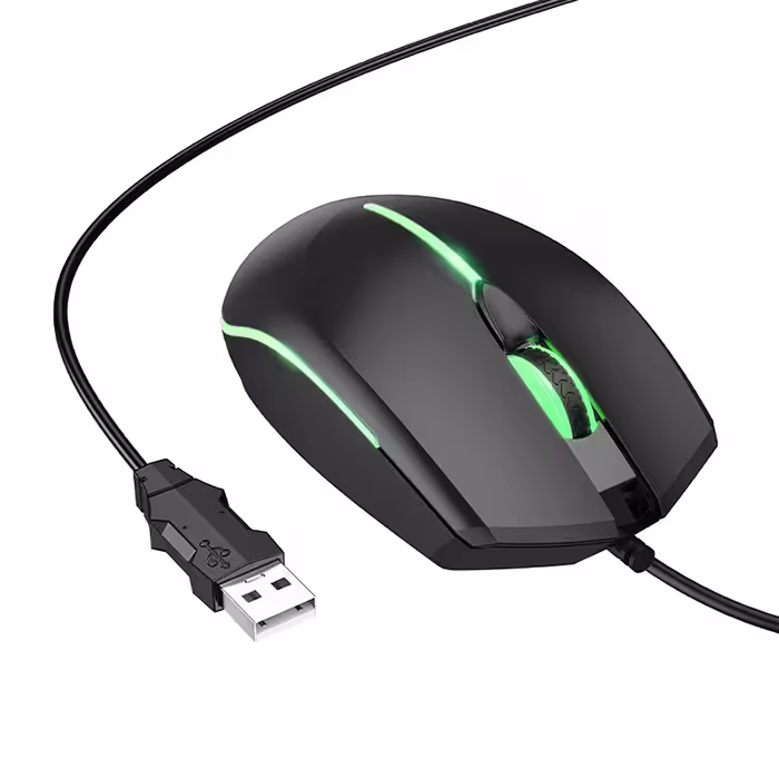 ماوس گیمینگ سیمی هوکو Hoco مدل GM37 با نورپردازی RGB