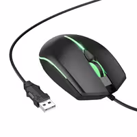 ماوس گیمینگ سیمی هوکو Hoco مدل GM37 با نورپردازی RGB