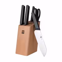 ست 6 پارچه چاقو شیائومی Huo Hou Hu0057 Fire Kitchen Steel Knife Set خرید محصولات شیائومی