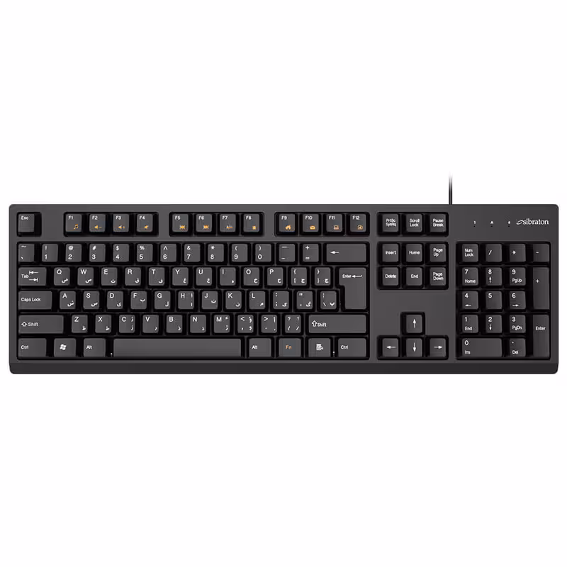 کیبورد سیمی Sibraton SKB557