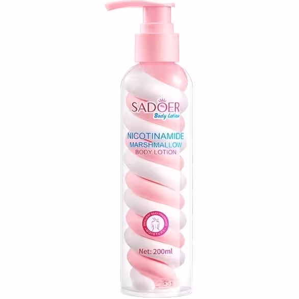 لوسیون بدن پمپی نیکوتینامید مارشمالو سادور200ml