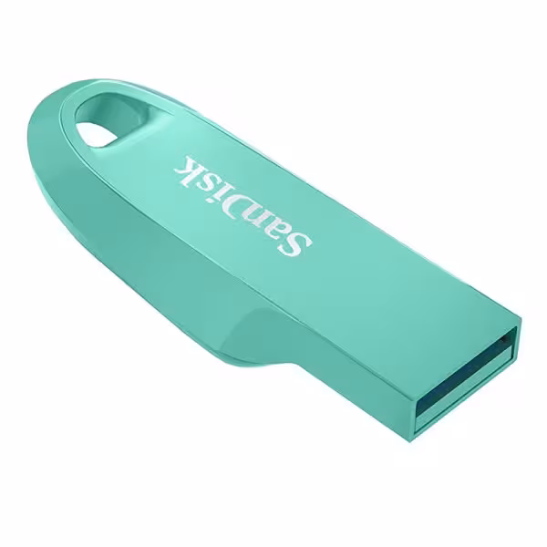 فلش مموری سن دیسک مدل Ultra Curve CZ550 ظرفیت 64 گیگابایت سبز - فروشگاه اینترنتی پروتاچ