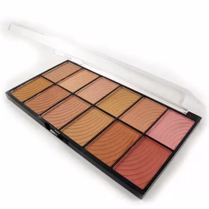 پالت رژگونه،کانتور و هایلایتر 6 عددی مینی استار مدل آیکونیک لایتس (Ministar Professional Makeup Iconic Lights And Contour Pro-Code 03