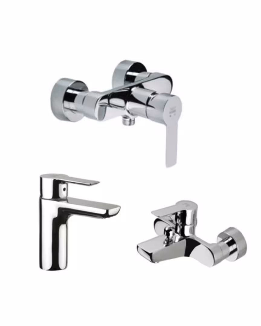 ست سه تکه شیرآلات کی دبلیو سی مدل ریتا