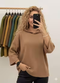 هودی ثمین جنس تسلا زنانه، شیک و مجلسی