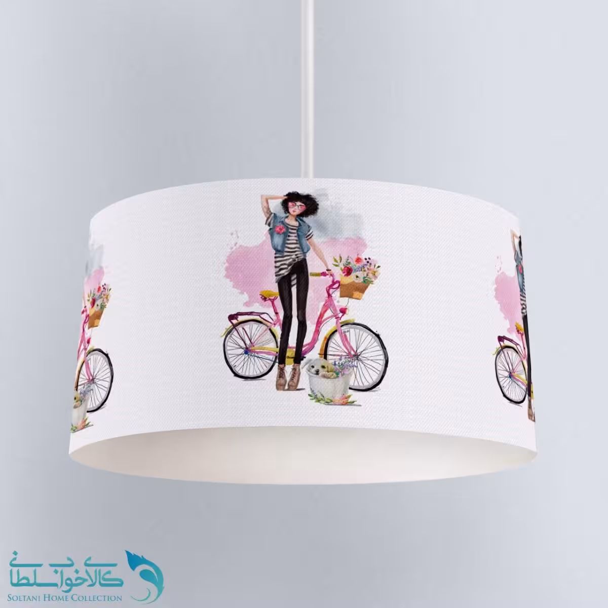 لوستر اتاق کودک طرح دوچرخه کد A3757