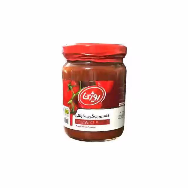 رب گوجه فرنگی شیشه ای روژین 280 گرمی