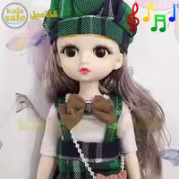 عروسک چشم تیله ای تمام مفصلی موزیکال MS5