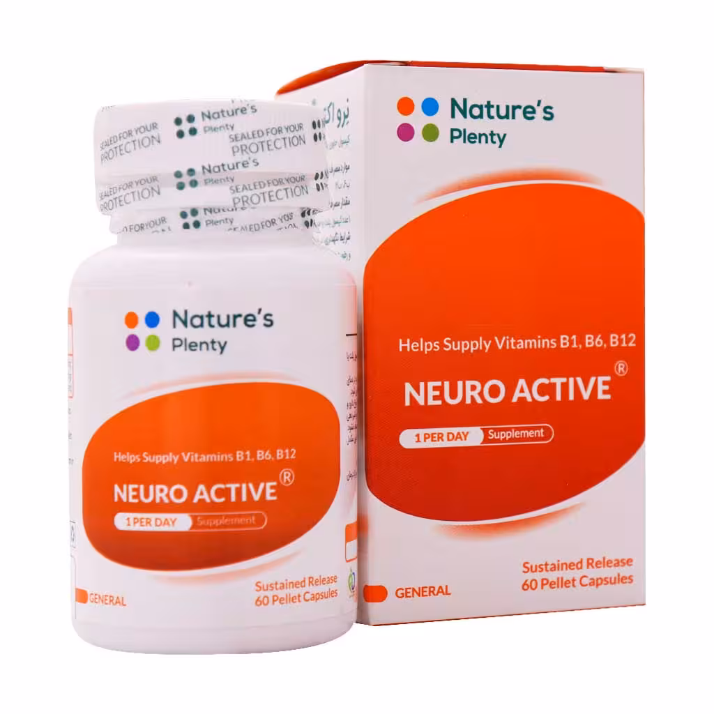کپسول نرو اکتیو نیچرز پلنتی 60 عدد Natures Plenty Neuro Active 60 Caps