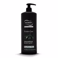 شامپو سر هوبی سری Protein Care حاوی روغن زیتون مناسب موهای مشکی و رنگ شده 1000 میل