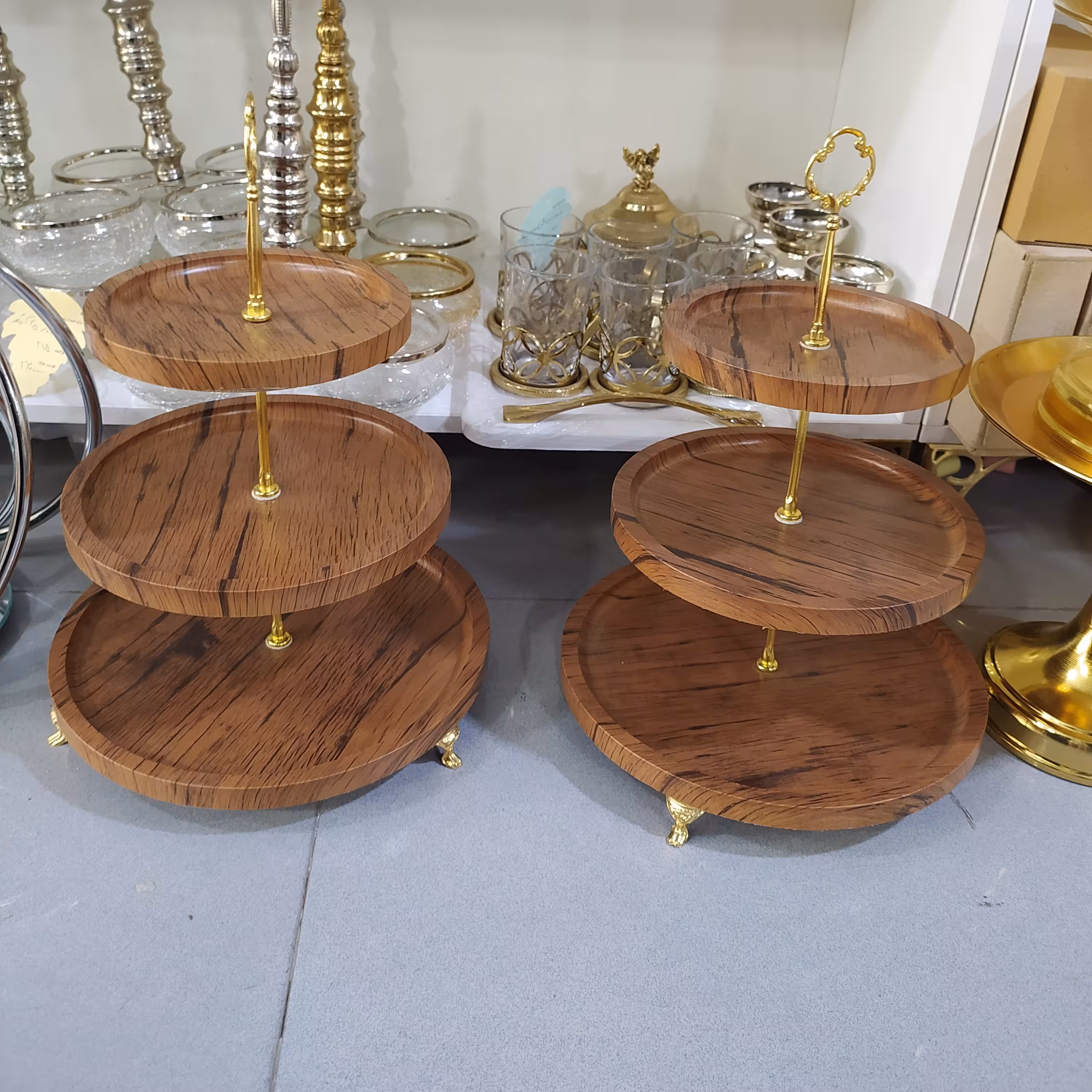 میوه خوری وشیرینی خوری چوبی