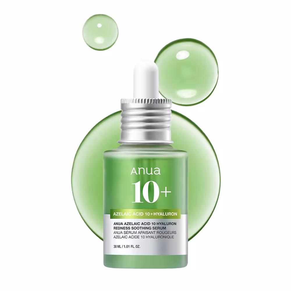 سرم آزلائیک اسید 10% و هیالورون آنوا Anua Azelaic Acid 10 Hyaluron Redness Soothing Serum 30ml
