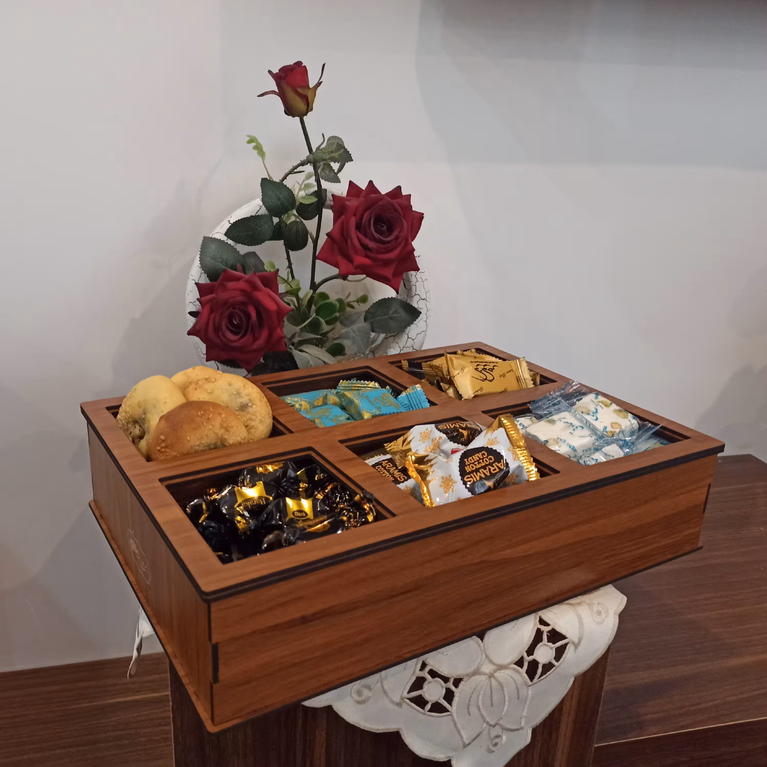 جعبه پذیرایی 6 خانه