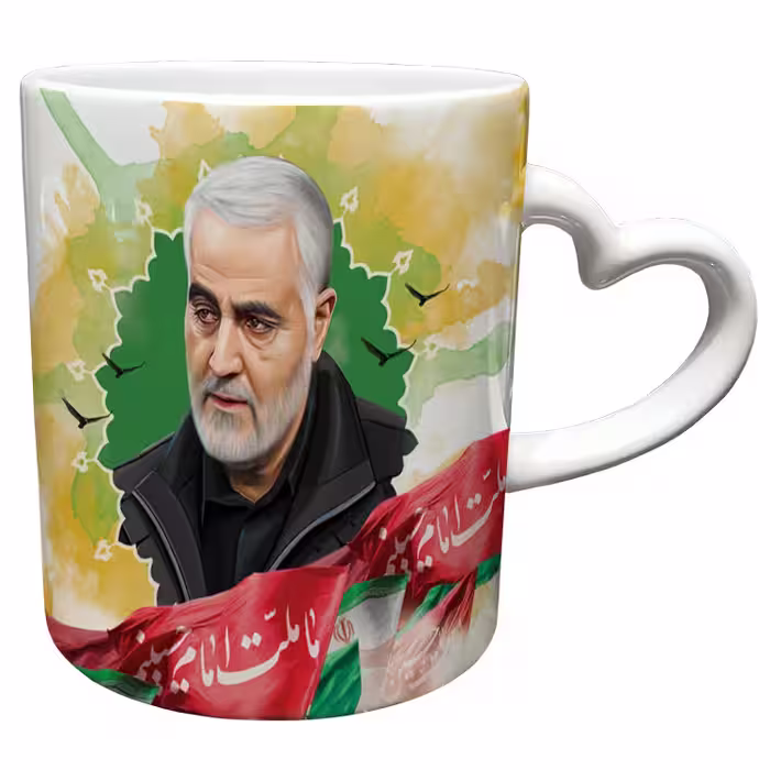 خرید ماگ-لیوان  دسته ساده  سردار سلیمانی کد 16