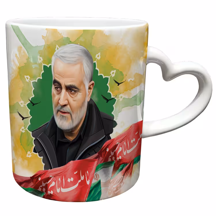 خرید ماگ-لیوان دسته ساده سردار سلیمانی کد 16