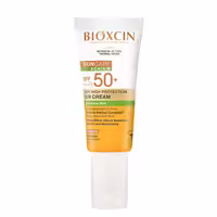 كرم ضد آفتاب بي رنگ ضد جوش ACNIUM بيوكسين 50 ميل  Bioxcin Sun Cream for Sun Care Fundamental Skin 50 SPF 50ML