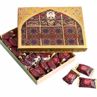 گز کرمانی لقمه ای38 درصدمغز پسته بسته 450 گرمی 