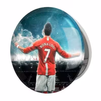 آینه جیبی خندالو طرح کریستیانو رونالدو مدل تاشو کد 13896