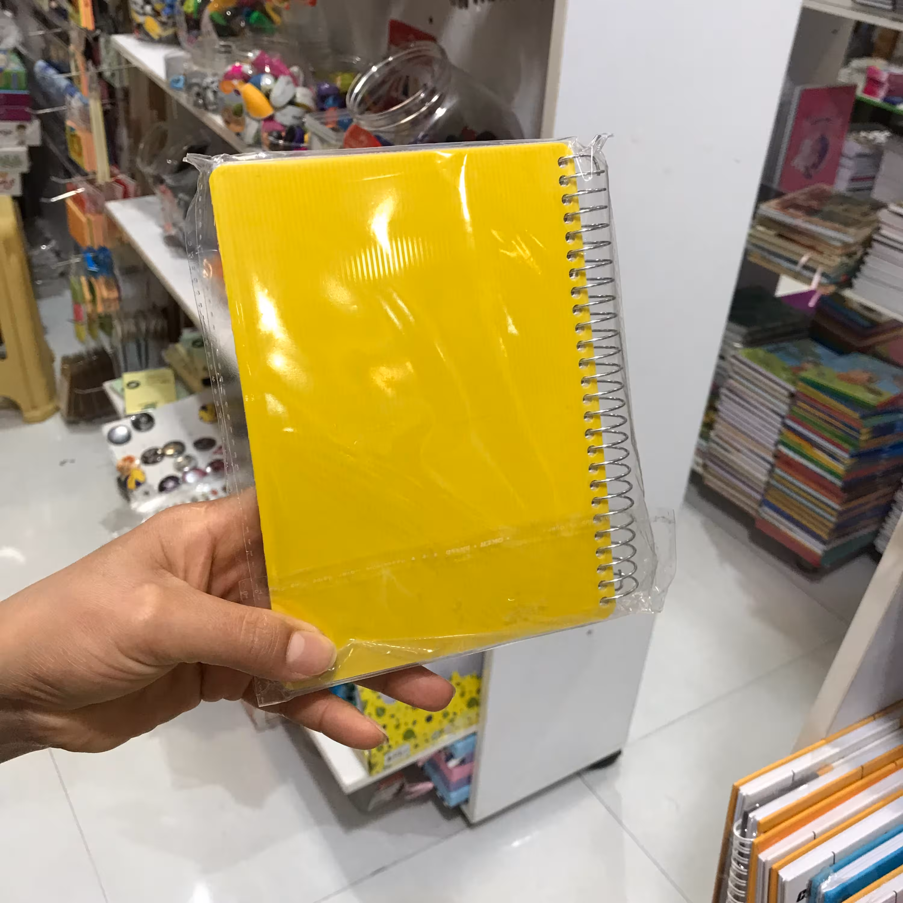 دفترچه یادداشت 160برگ سیمی 120در170