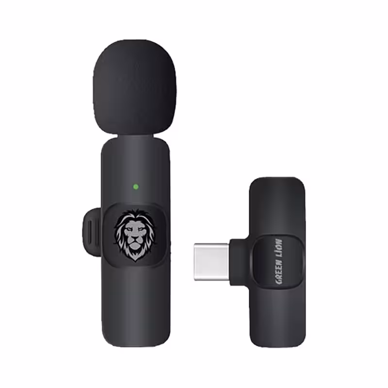 میکروفون یقه ای بی سیم گرین لاین GNSOLOWMICBK SOLO 3in1