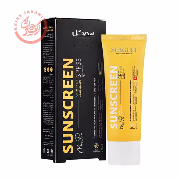 سی گل کرم ضد آفتاب فاقد رنگ آقایان SPF55