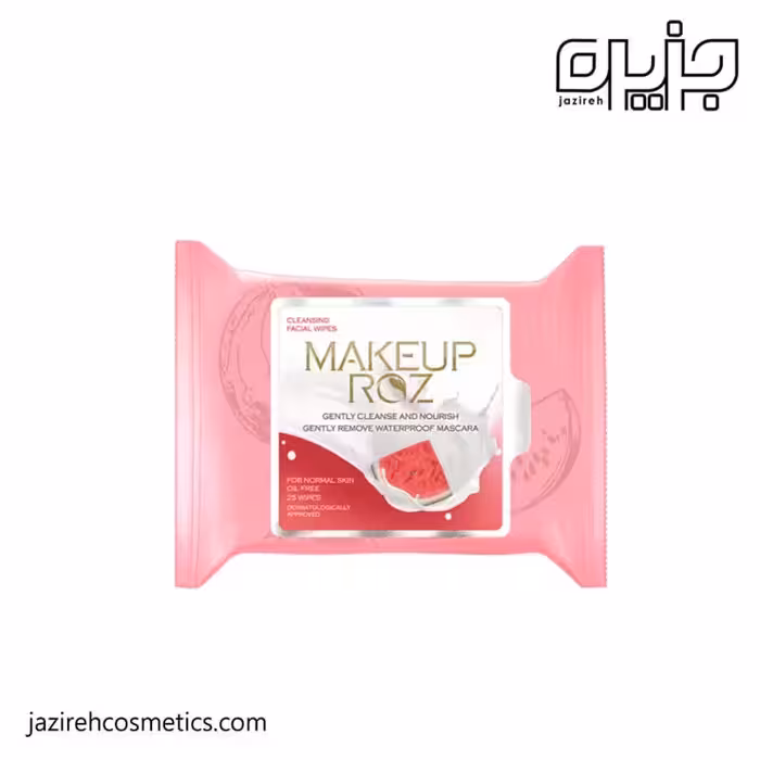 دستمال مرطوب آرایشی عصاره هندوانه میکاپ رز
