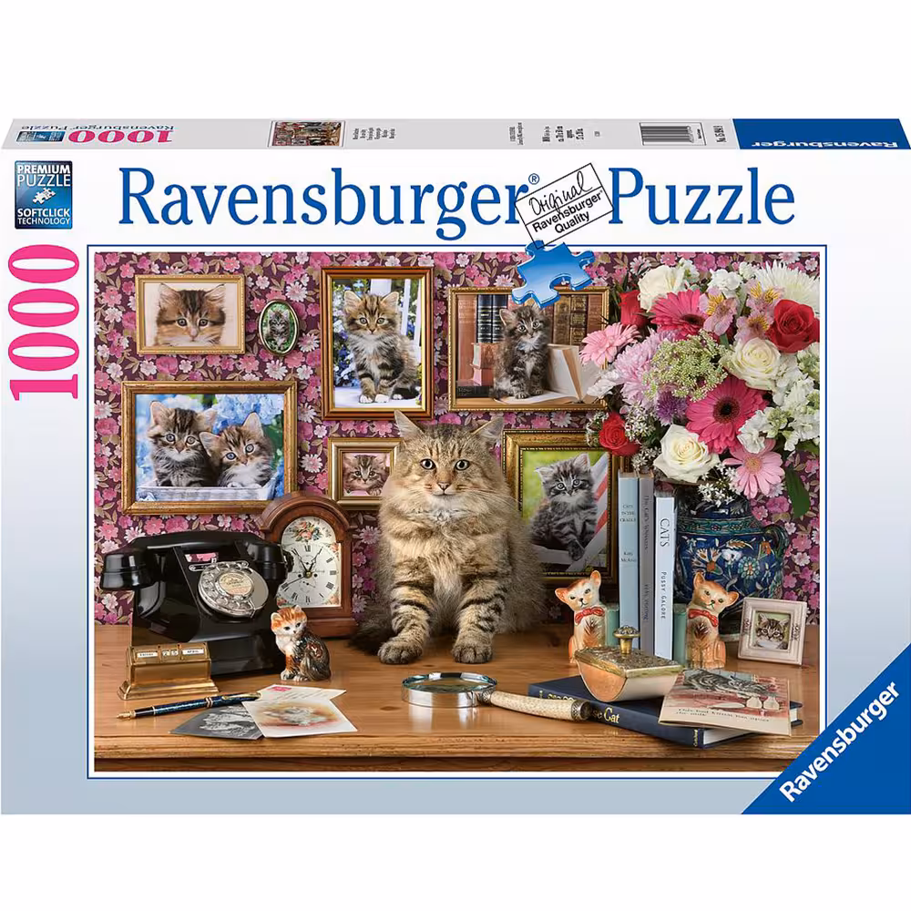 پازل 1000 قطعه Ravensburger طرح بچه گربه ناز من