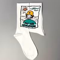 جوراب ساقدار WP طرح seaside