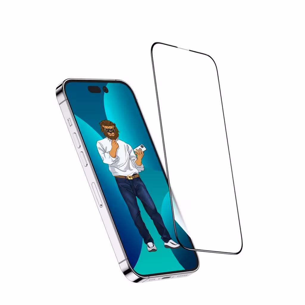 گلس GREEN مدل 3D CorningPro مناسب iPhone 15ProMax