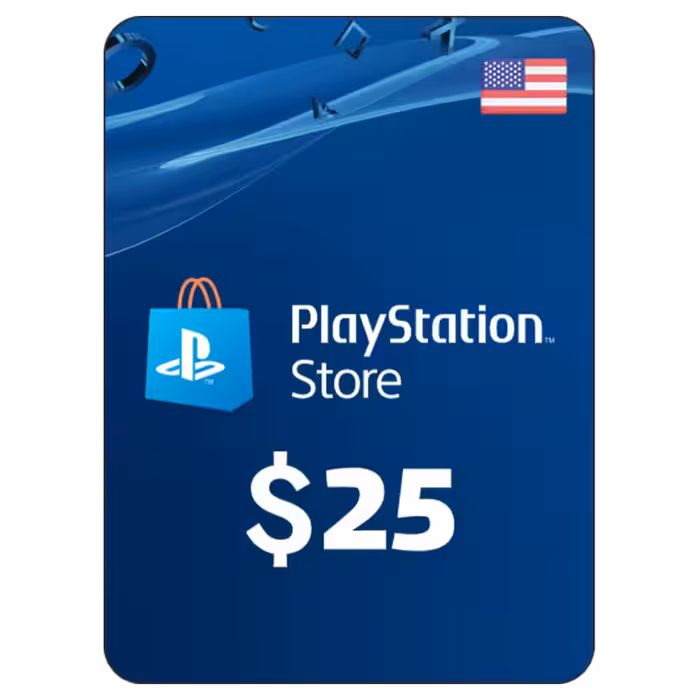 PSN 25$ Gift Card US – Digital Code
