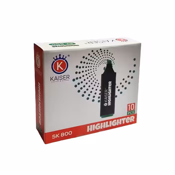 ماژیک علامت گذار کایزر مدل SK800 بسته 10 عددی