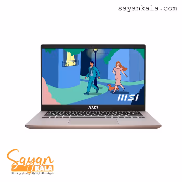 لپ تاپ ام اس آی مدل Laptop MSI Modern 14 i3 RAM 8GB SSD 512 GPU Irisx