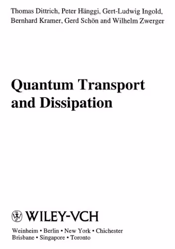 خرید و دانلود نسخه کامل کتاب Quantum transport and dissipation