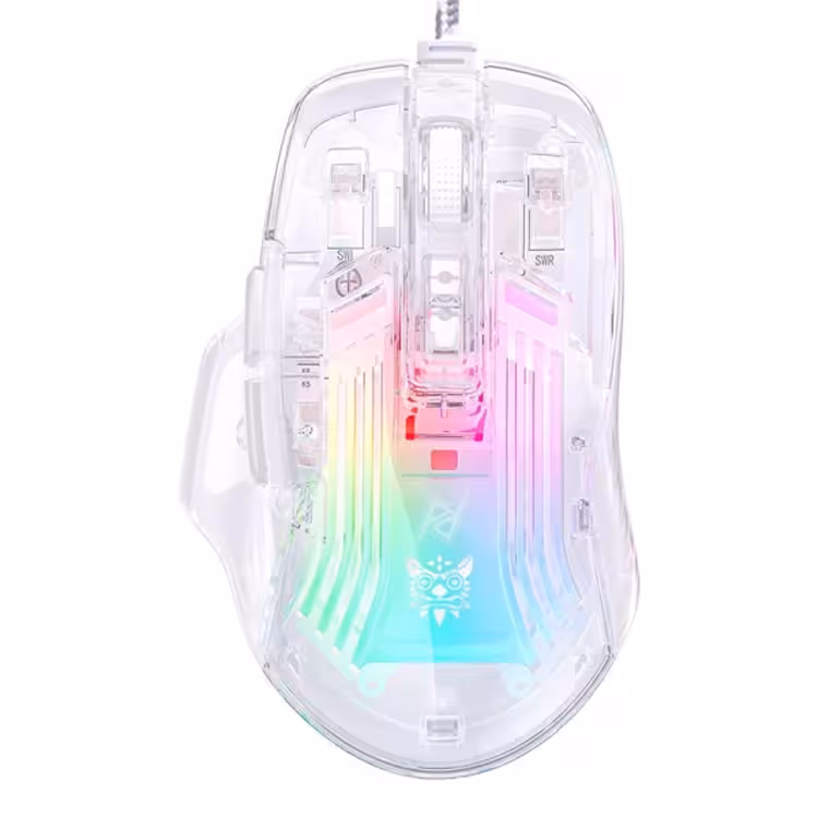 Onikuma CW923 Wired Gaming Mouse – White