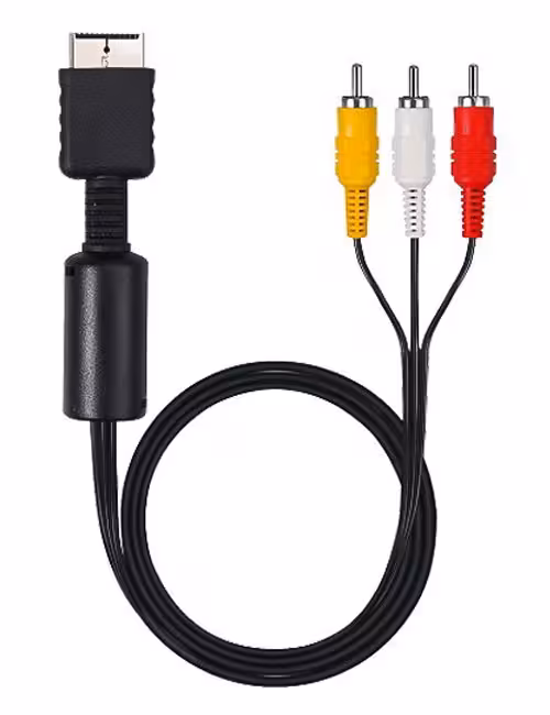 کابل تصویر پلی استیشن 2 به طول 1.8 متر (تبدیل کامپوننت به RCA)