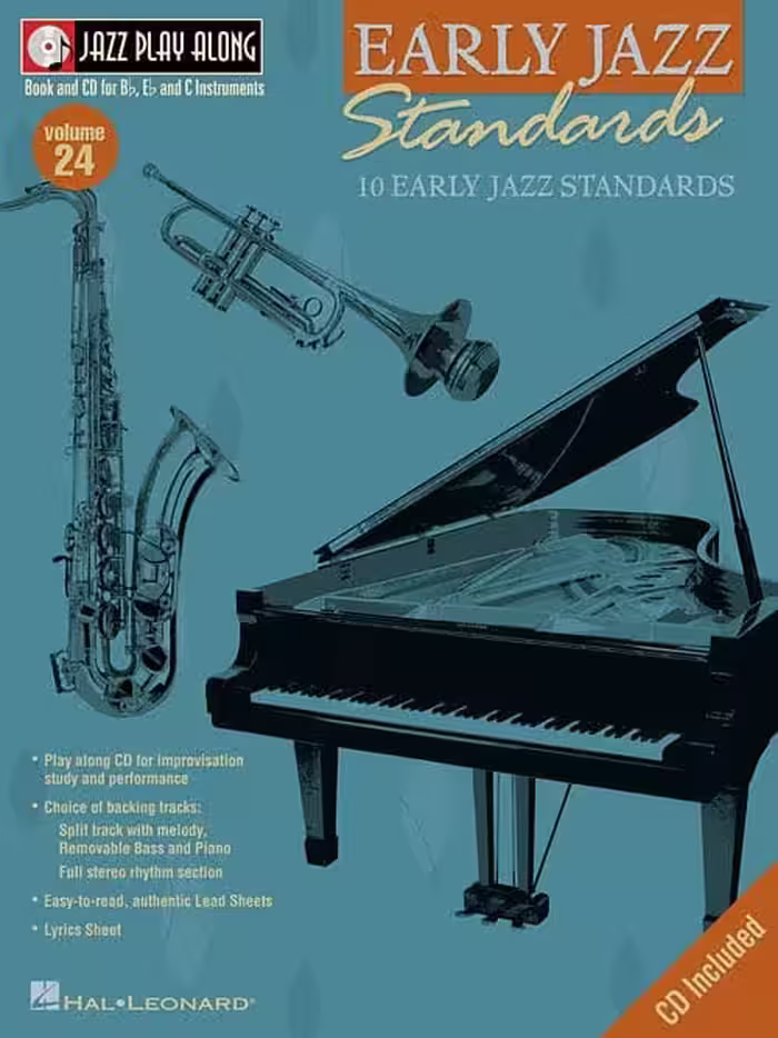 Jazz Playalong Vol 24 – Early Jazz Standards For Alto And Tenor