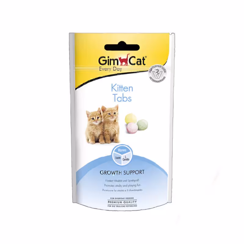 قرص مکمل بچه گربه برند جیم کت (GimCat) KITTEN TABS