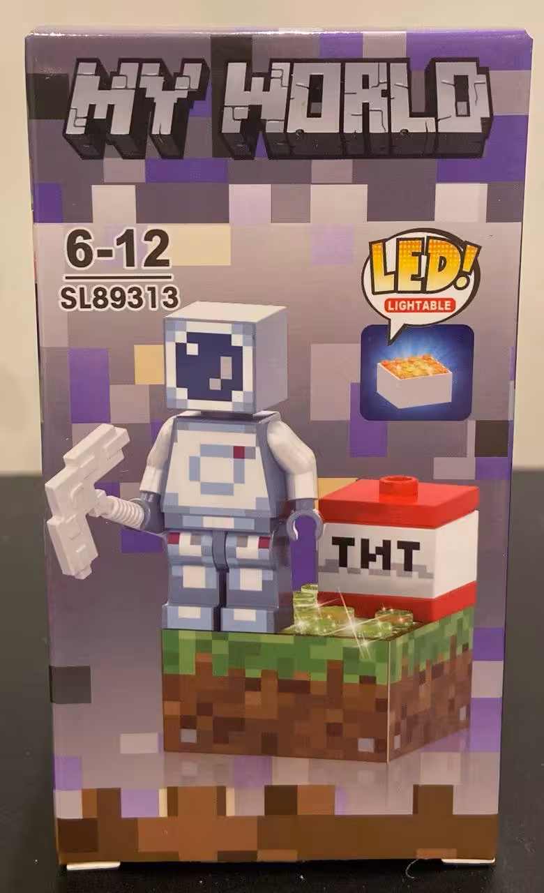 لگو ماینکرافت چراغ دار ایتم SL89313 کد 006