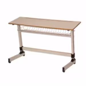 میز تحریر دو نفره  کد T80Aبنیزان ( با جاکتابی )