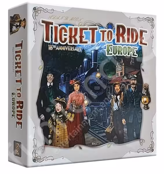 بازی فکری تیکت تو راید (TICKET TO RIDE EUROPE) - کتاب‌فروشی کوچه کتاب