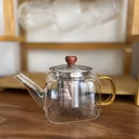 قوری پیرکس دسته طلایی 500 میل ویمی (Weimei)