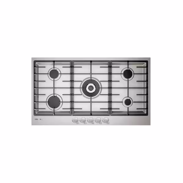 اجاق گاز استیل 5 شعله کن مدل رکو