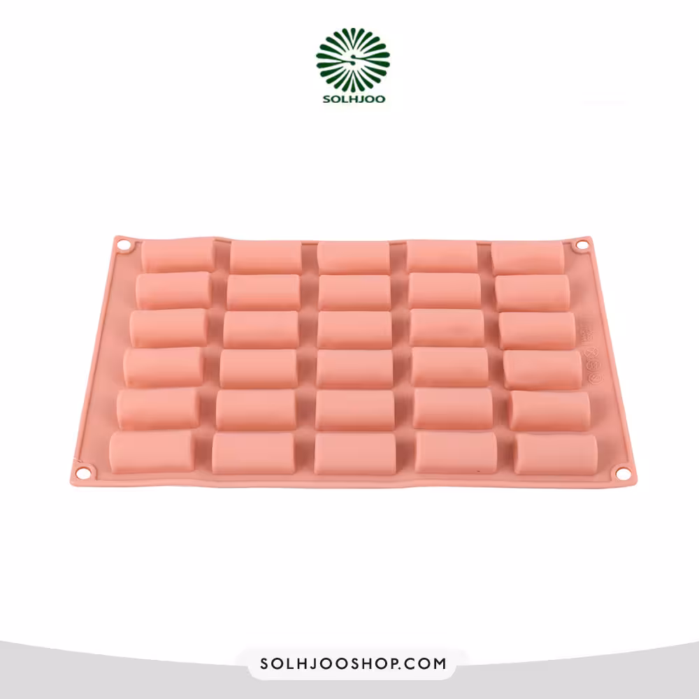 قالب سیلیکون نیم استوانه 30 خانه