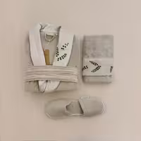 ست حوله تن پوش زنانه، 4 تکه، برند ecocotton، مدل Derin